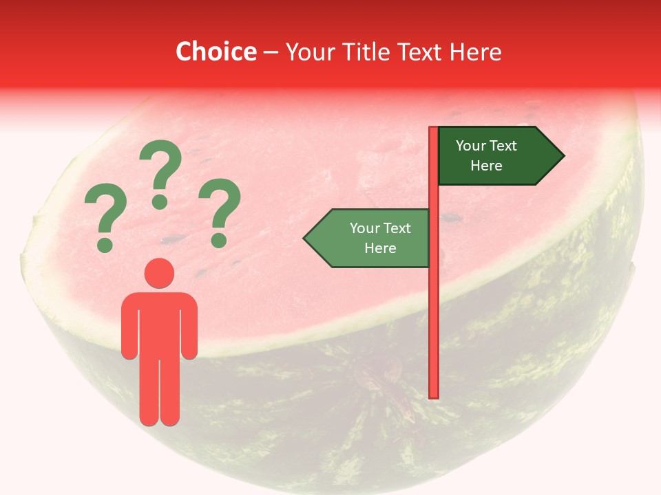Melon D'eau Past Fruit PowerPoint Template