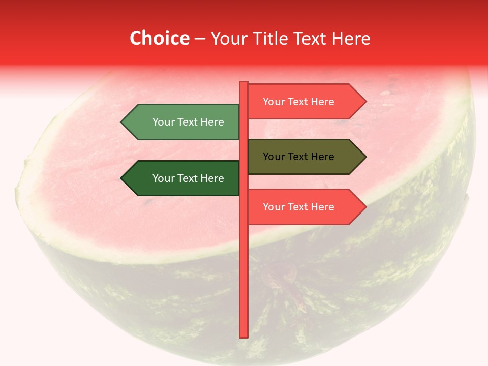 Melon D'eau Past Fruit PowerPoint Template