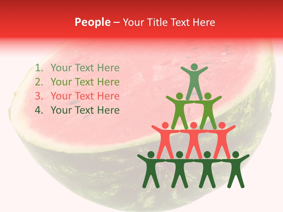 Melon D'eau Past Fruit PowerPoint Template