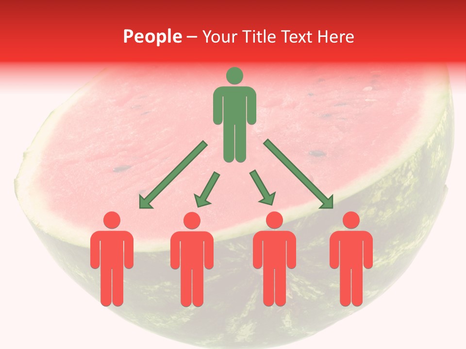 Melon D'eau Past Fruit PowerPoint Template