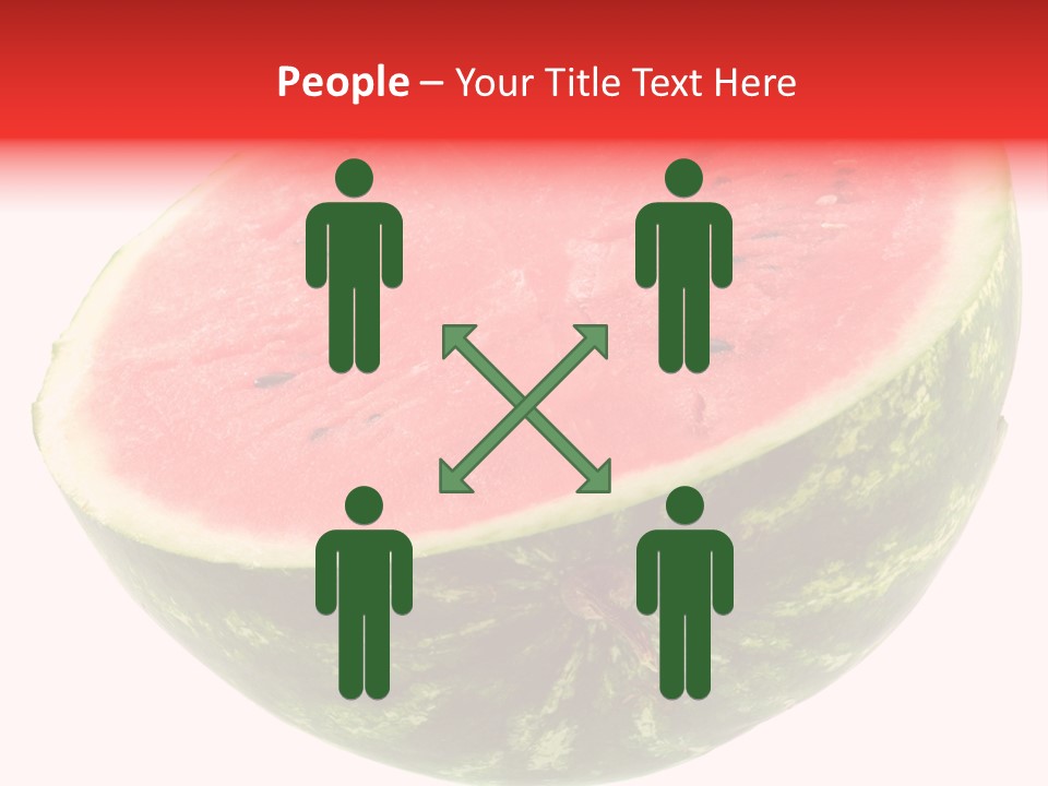 Melon D'eau Past Fruit PowerPoint Template