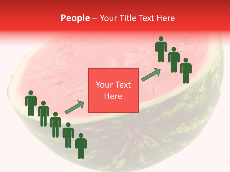 Melon D'eau Past Fruit PowerPoint Template