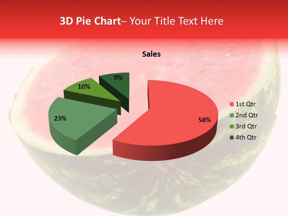 Melon D'eau Past Fruit PowerPoint Template
