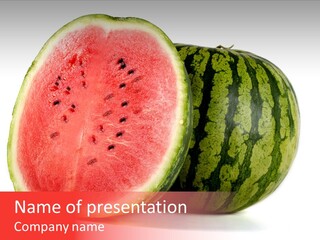 Diet Healthy Melon PowerPoint Template