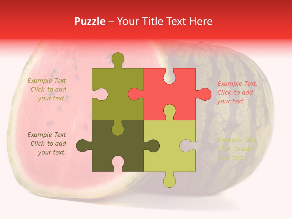 Diet Healthy Melon PowerPoint Template