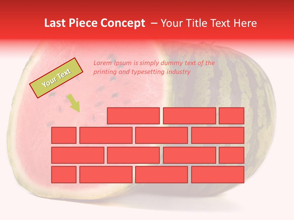 Diet Healthy Melon PowerPoint Template