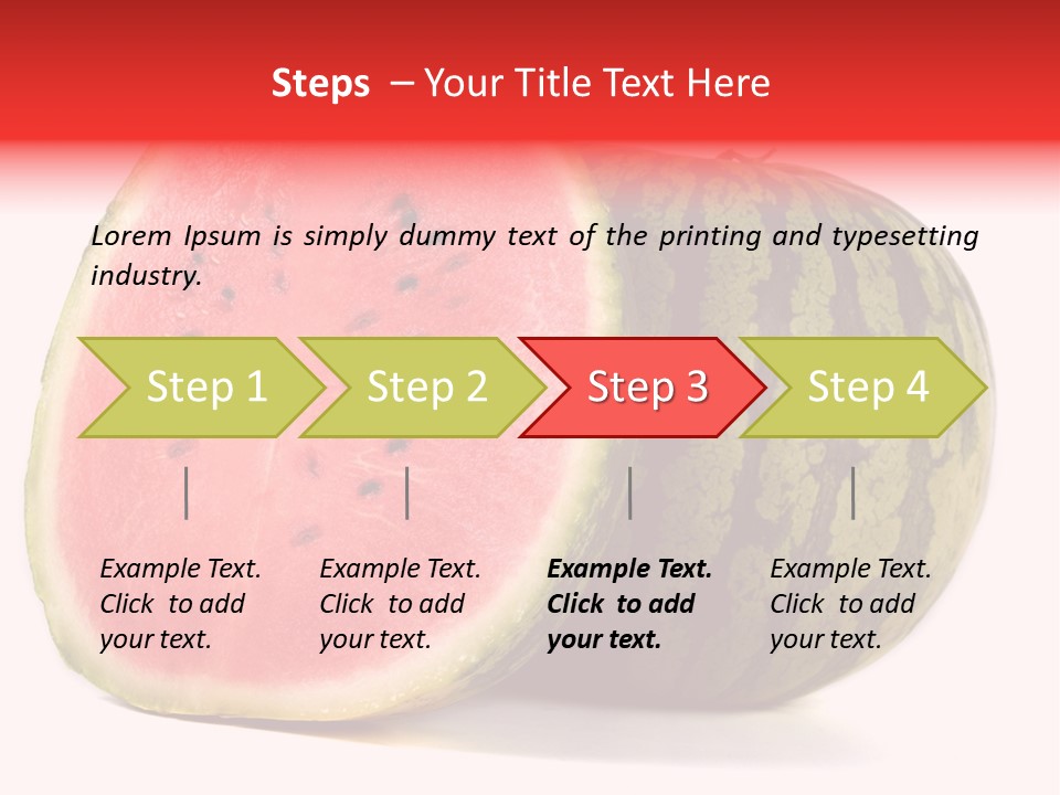 Diet Healthy Melon PowerPoint Template