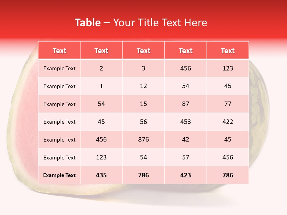 Diet Healthy Melon PowerPoint Template
