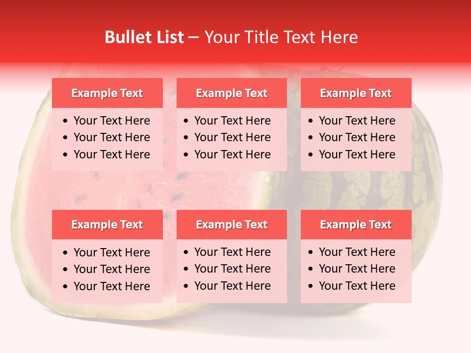 Diet Healthy Melon PowerPoint Template