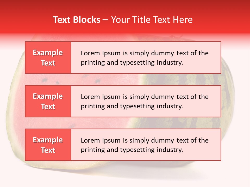 Diet Healthy Melon PowerPoint Template