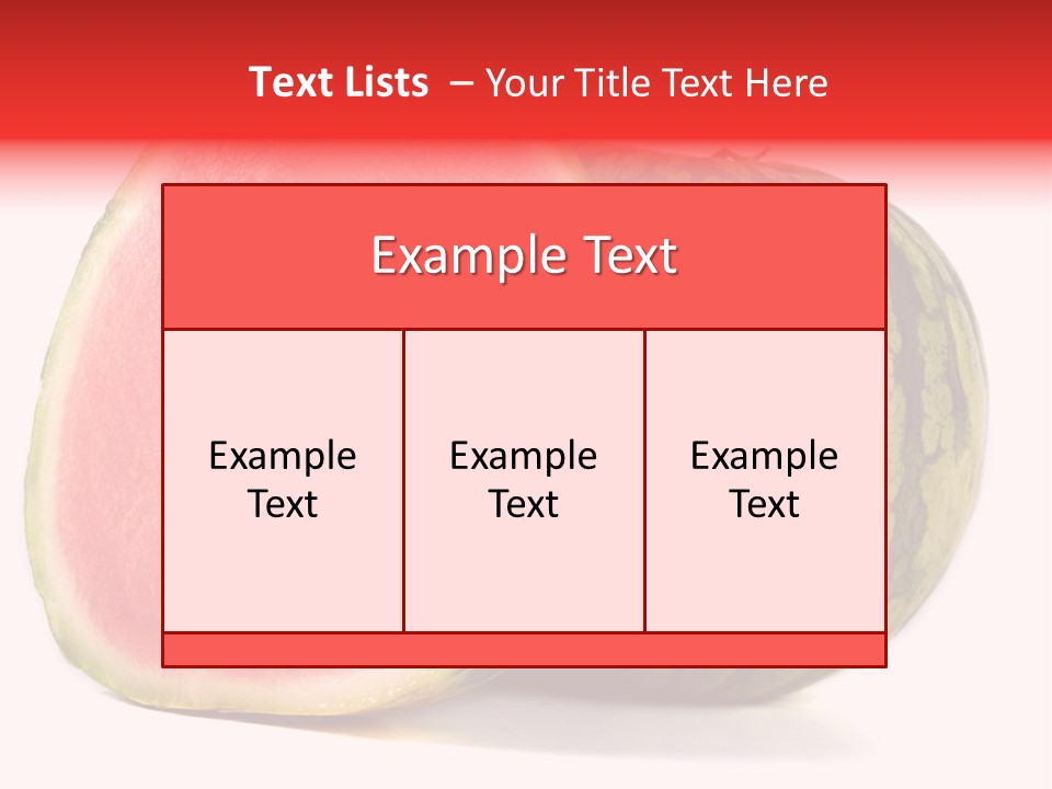 Diet Healthy Melon PowerPoint Template