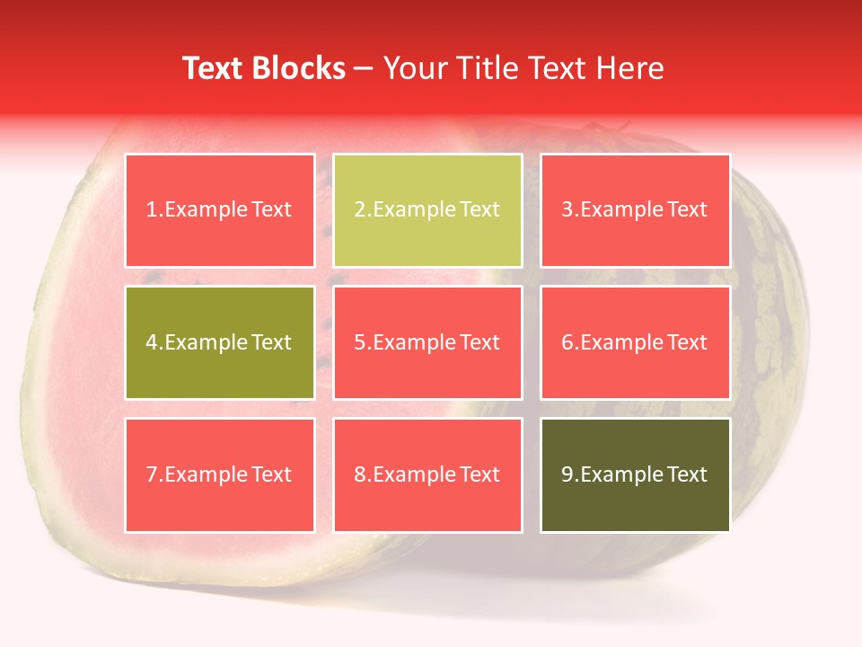 Diet Healthy Melon PowerPoint Template