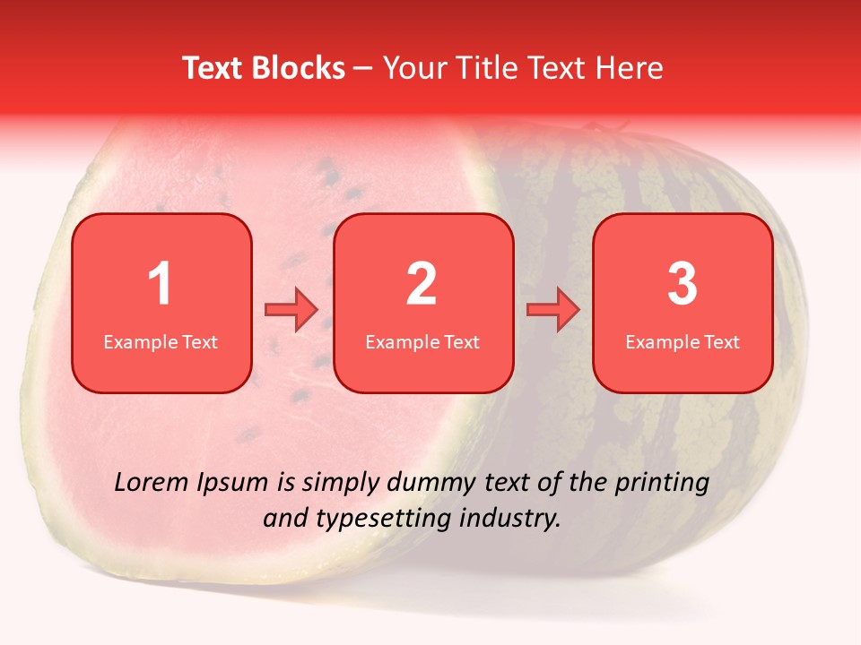 Diet Healthy Melon PowerPoint Template