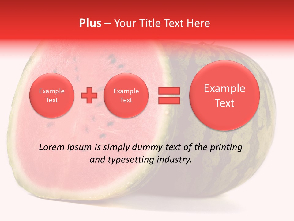 Diet Healthy Melon PowerPoint Template