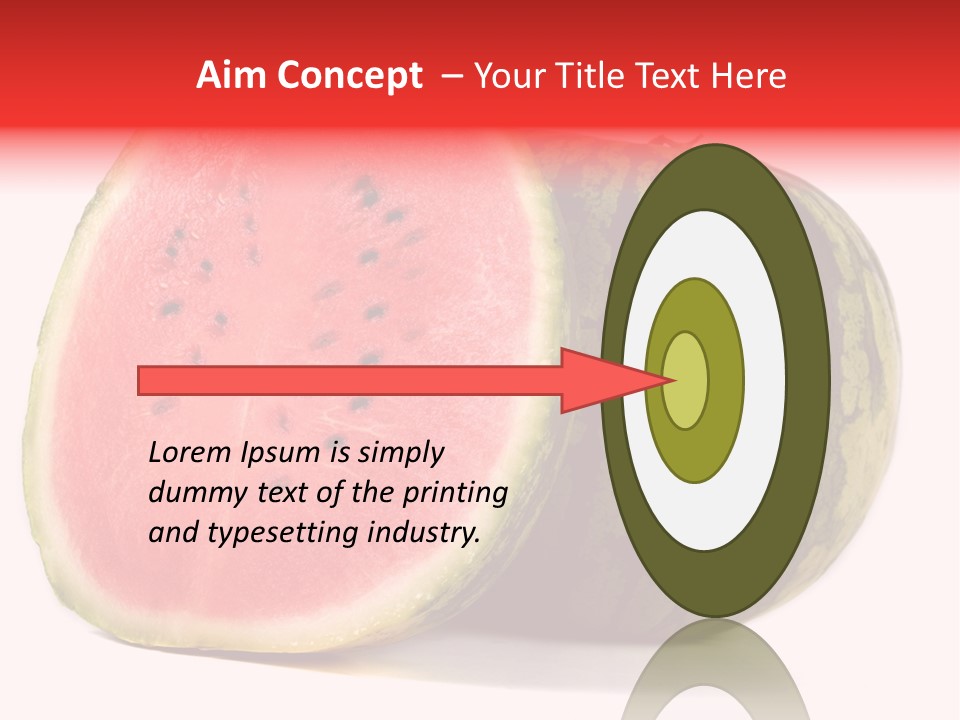 Diet Healthy Melon PowerPoint Template