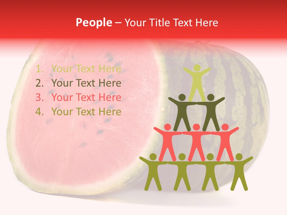 Diet Healthy Melon PowerPoint Template