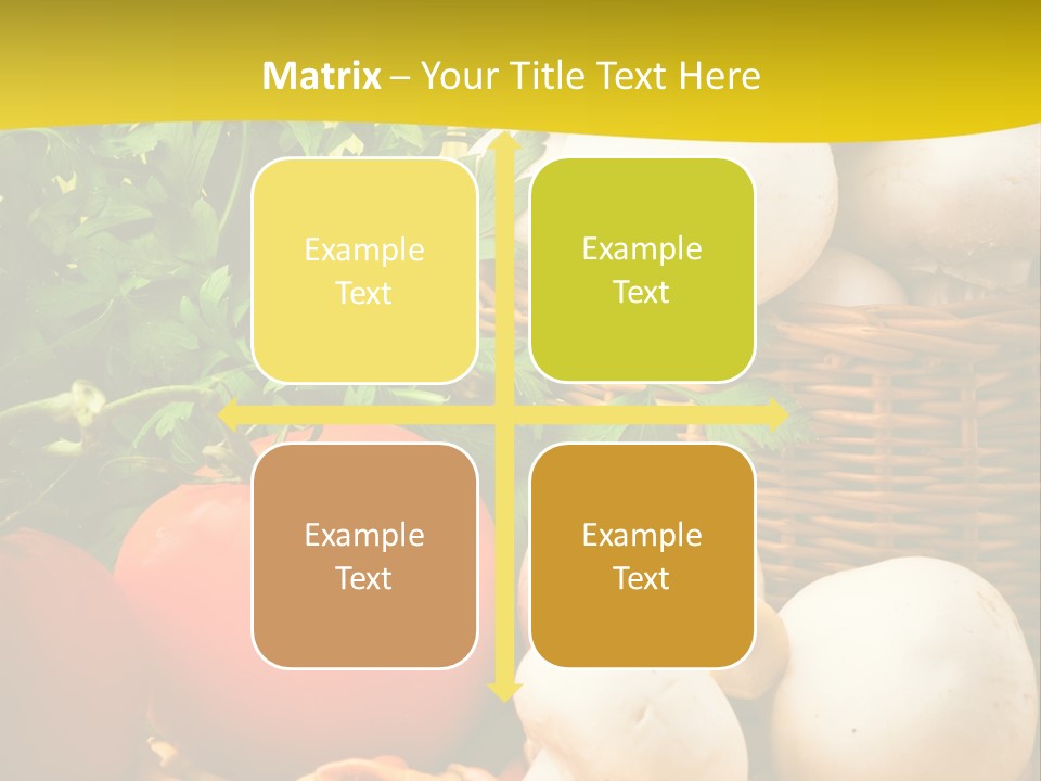 Parsley White Wicker PowerPoint Template