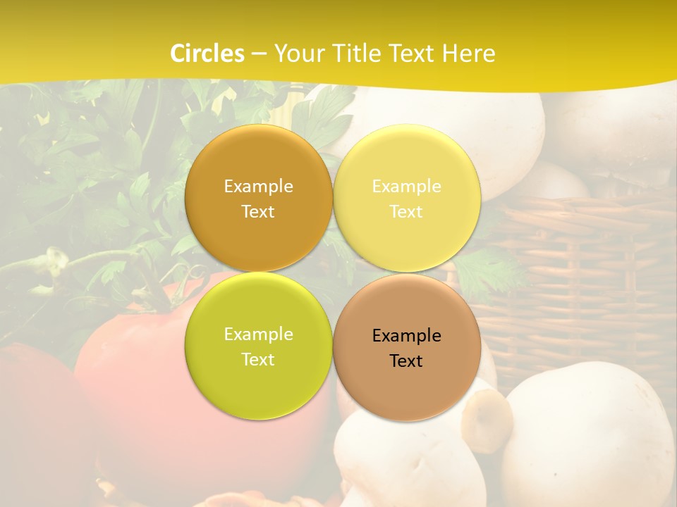 Parsley White Wicker PowerPoint Template