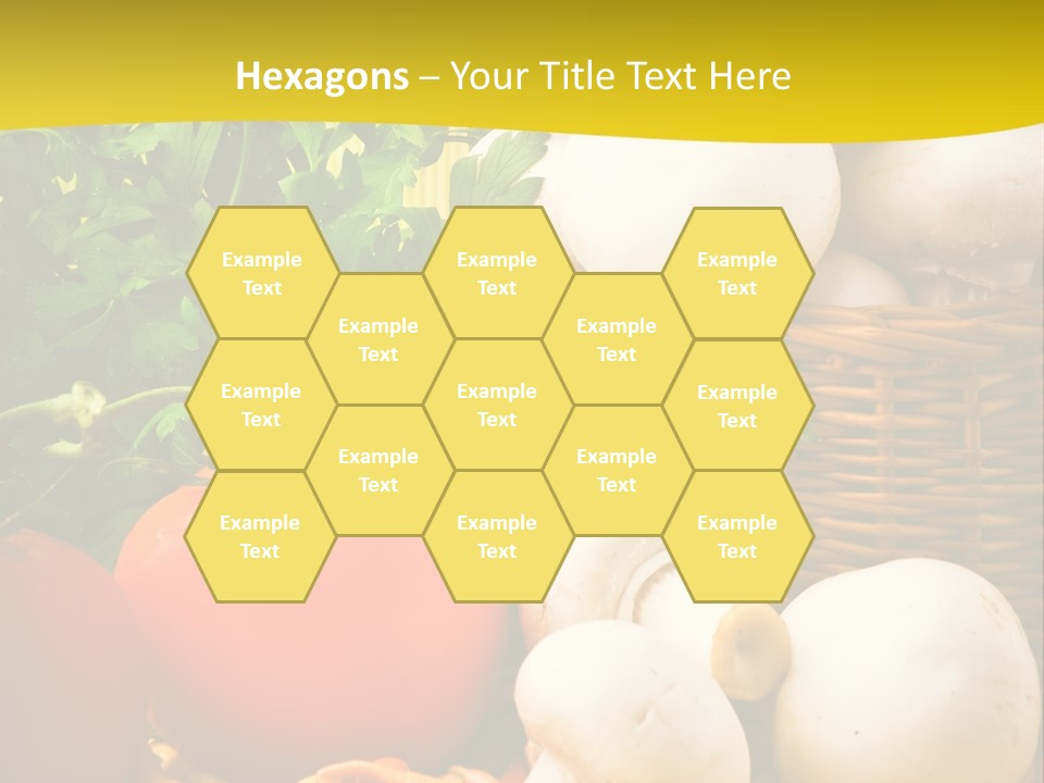 Parsley White Wicker PowerPoint Template