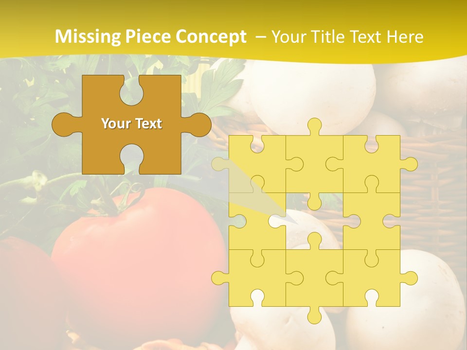 Parsley White Wicker PowerPoint Template