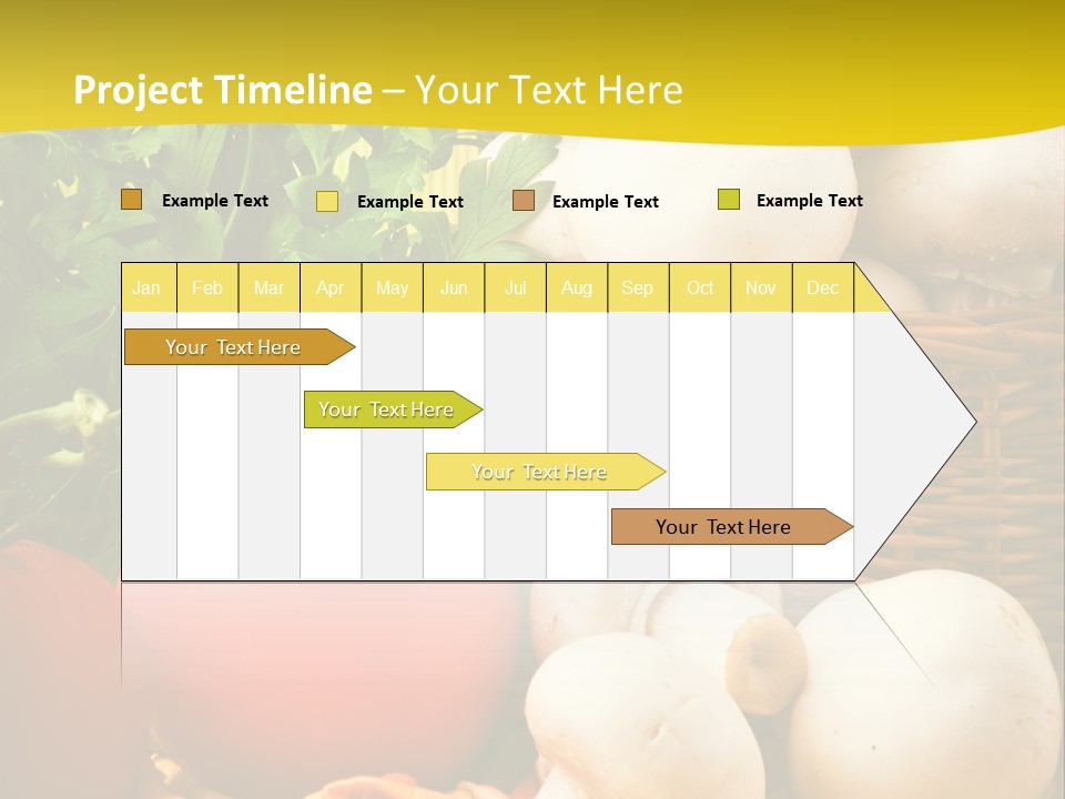 Parsley White Wicker PowerPoint Template