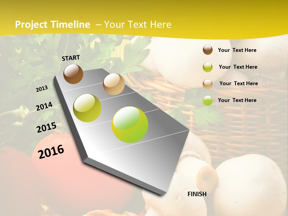 Parsley White Wicker PowerPoint Template