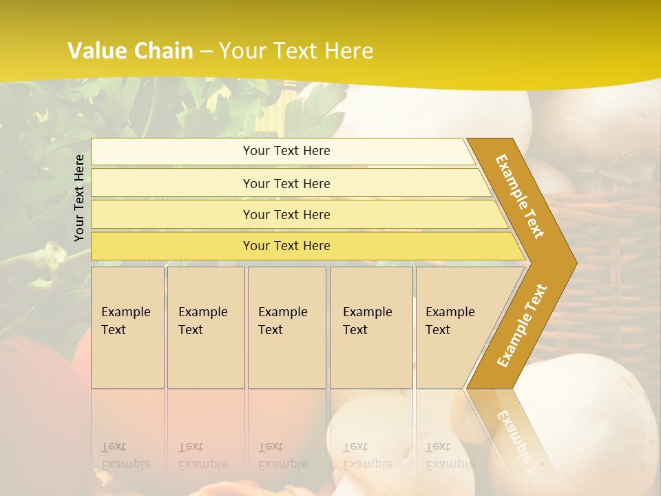 Parsley White Wicker PowerPoint Template