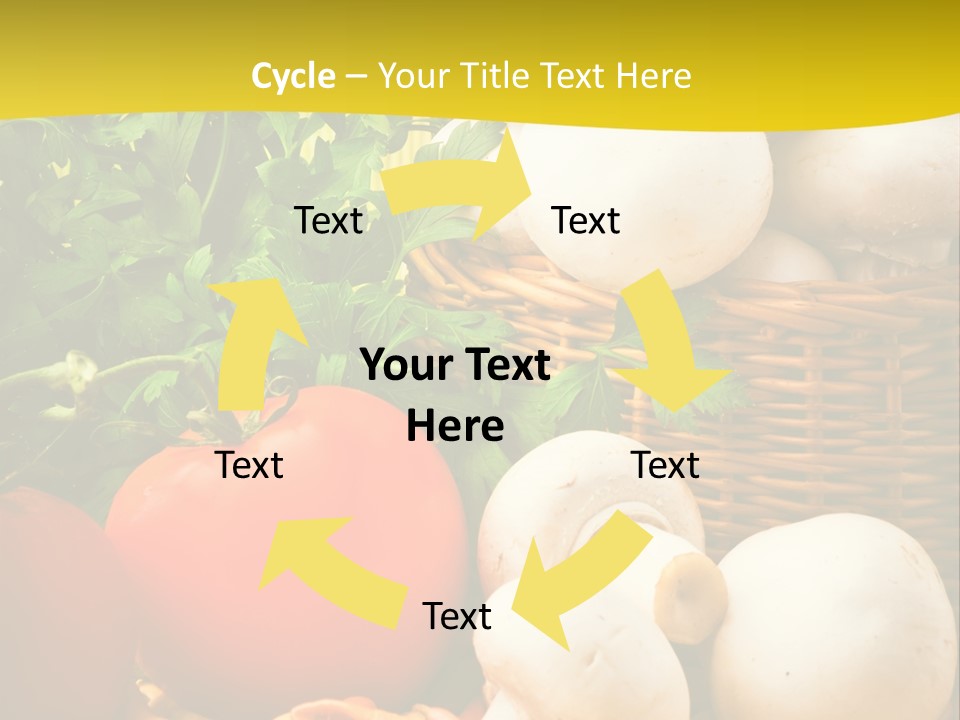 Parsley White Wicker PowerPoint Template