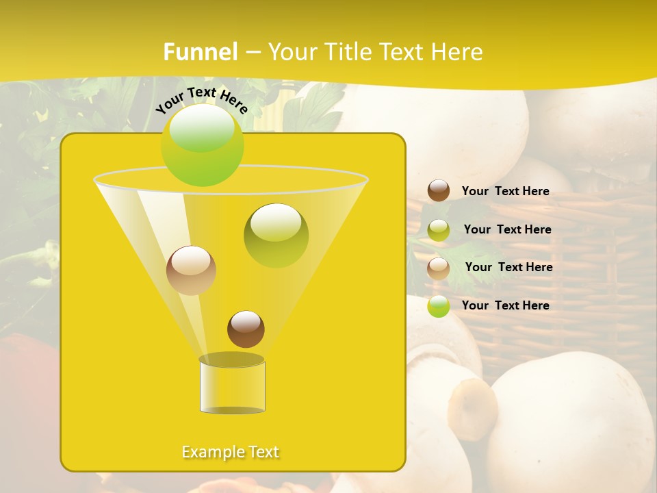 Parsley White Wicker PowerPoint Template