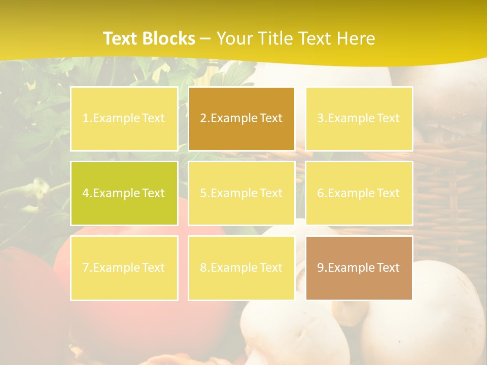 Parsley White Wicker PowerPoint Template