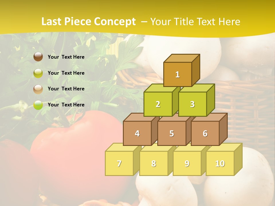 Parsley White Wicker PowerPoint Template