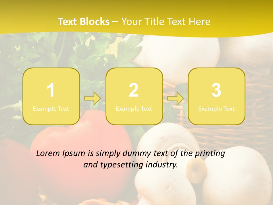 Parsley White Wicker PowerPoint Template