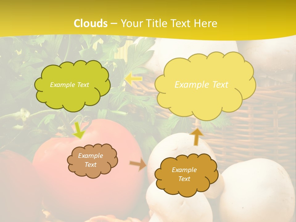 Parsley White Wicker PowerPoint Template