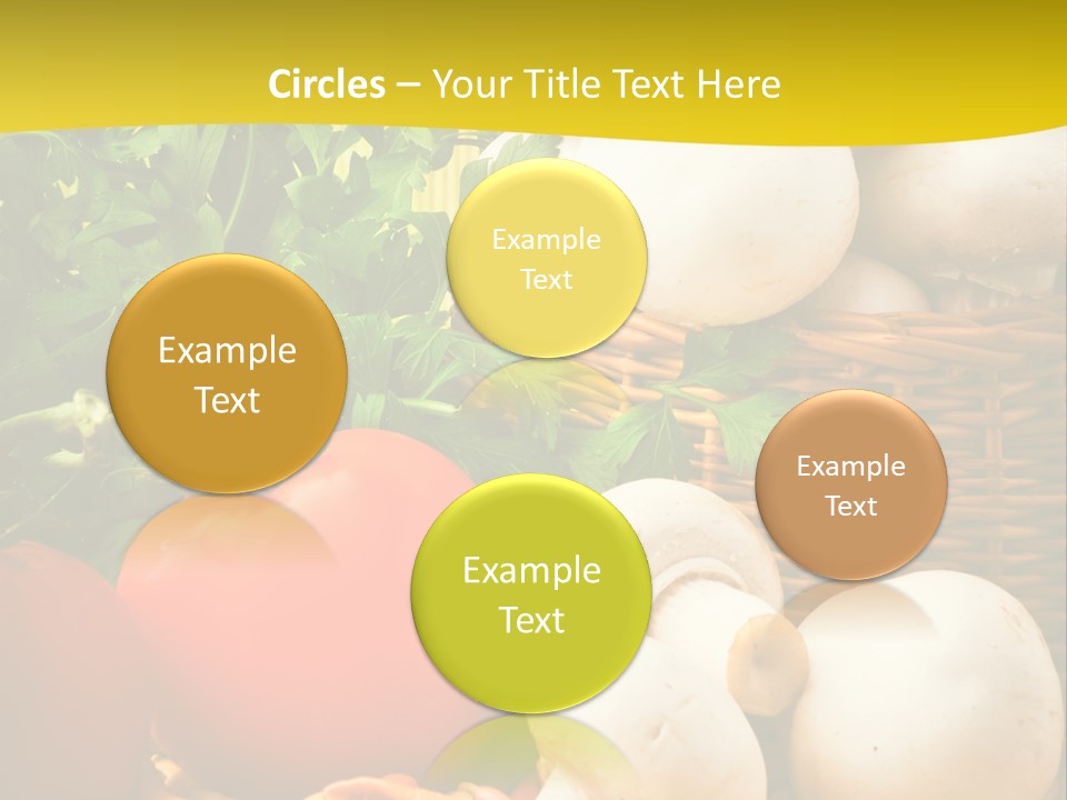 Parsley White Wicker PowerPoint Template