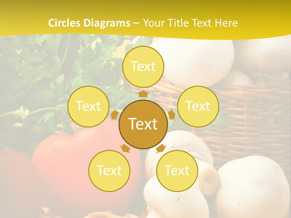 Parsley White Wicker PowerPoint Template