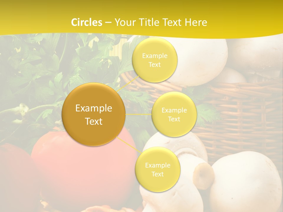 Parsley White Wicker PowerPoint Template