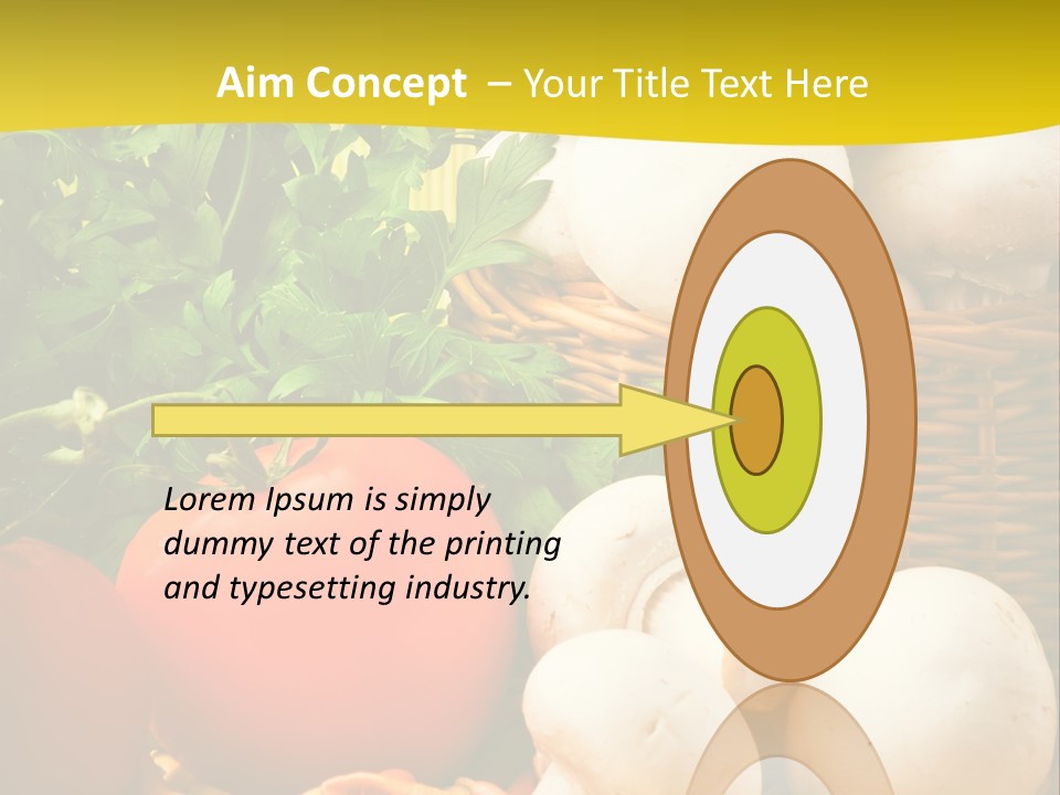 Parsley White Wicker PowerPoint Template