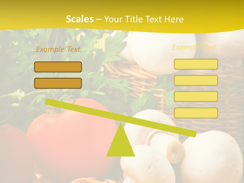 Parsley White Wicker PowerPoint Template