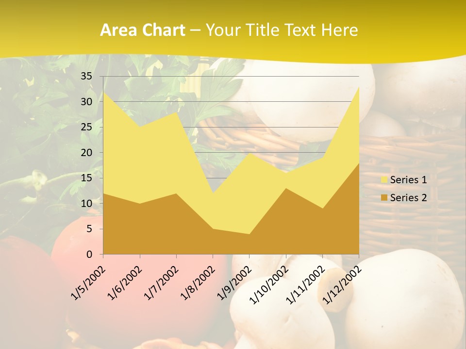 Parsley White Wicker PowerPoint Template