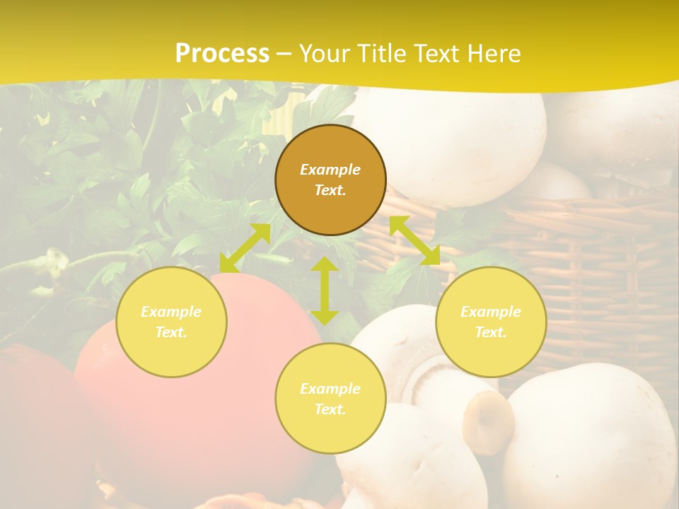 Parsley White Wicker PowerPoint Template