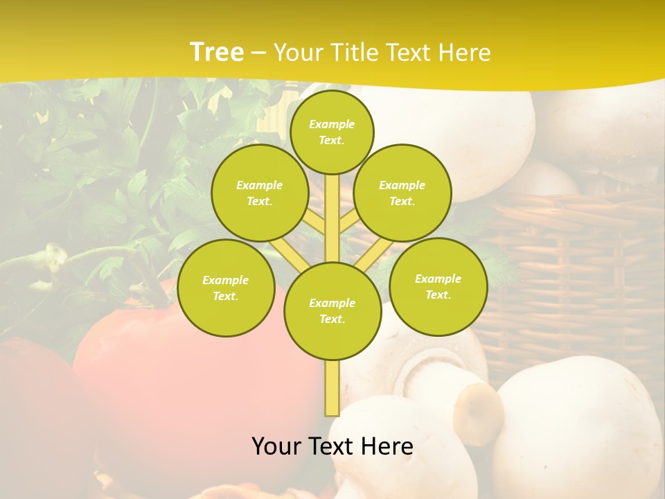 Parsley White Wicker PowerPoint Template