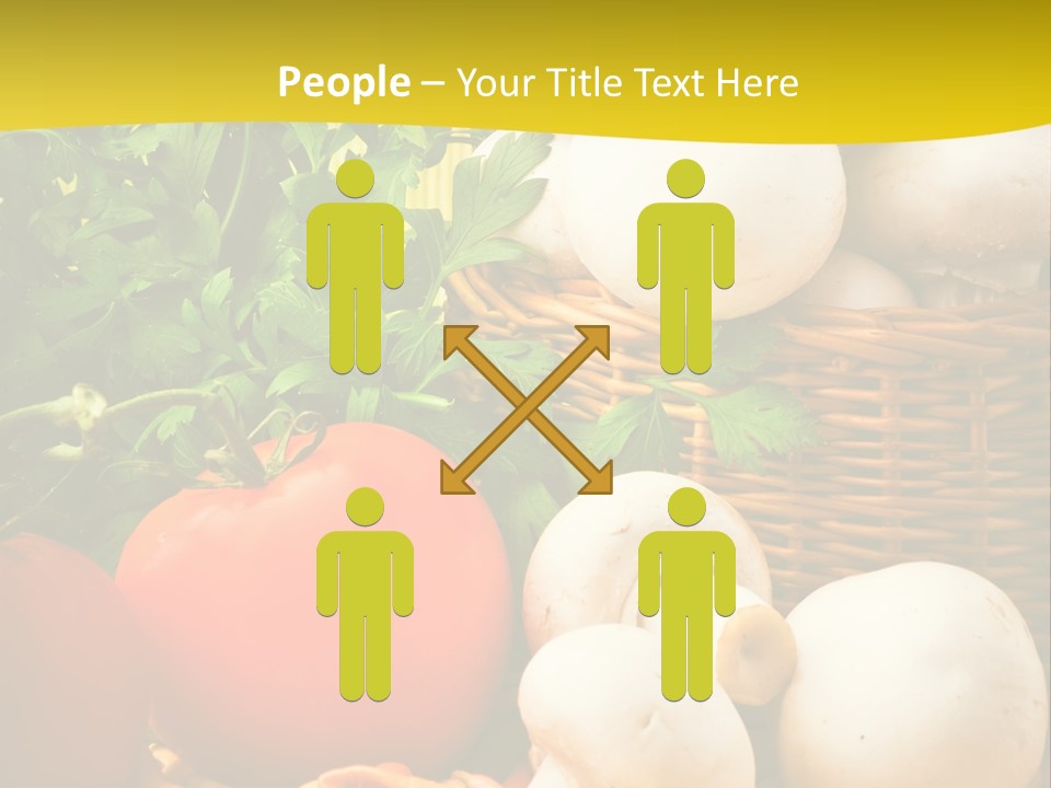 Parsley White Wicker PowerPoint Template