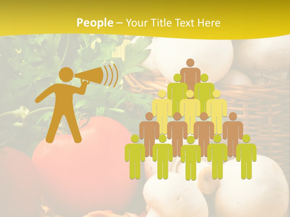 Parsley White Wicker PowerPoint Template