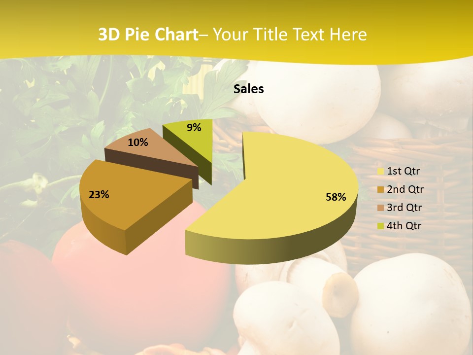 Parsley White Wicker PowerPoint Template