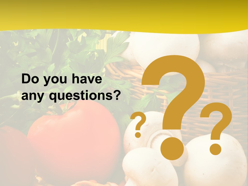 Parsley White Wicker PowerPoint Template