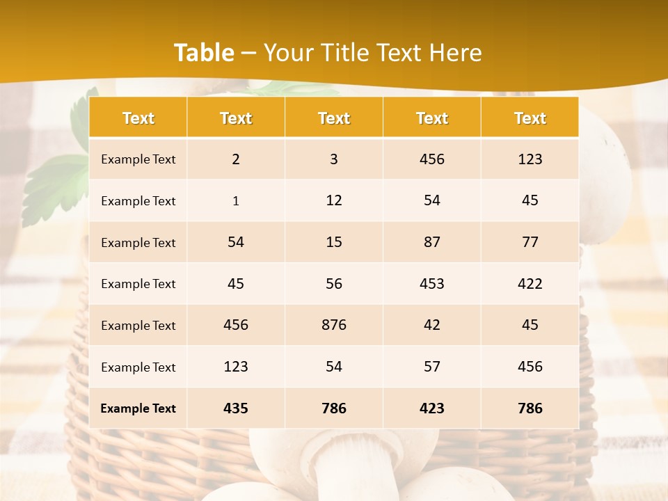 Meal Natural Sweet PowerPoint Template
