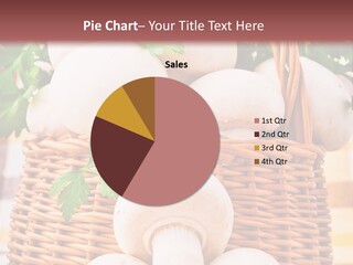 Wicker Food Object PowerPoint Template