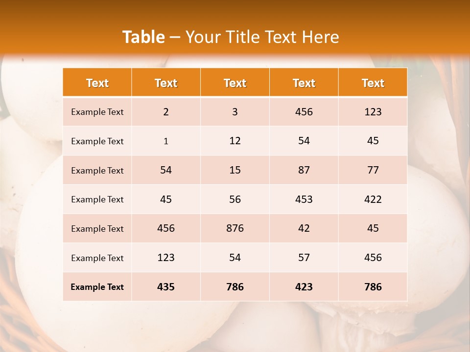Meal Harvest Eating PowerPoint Template