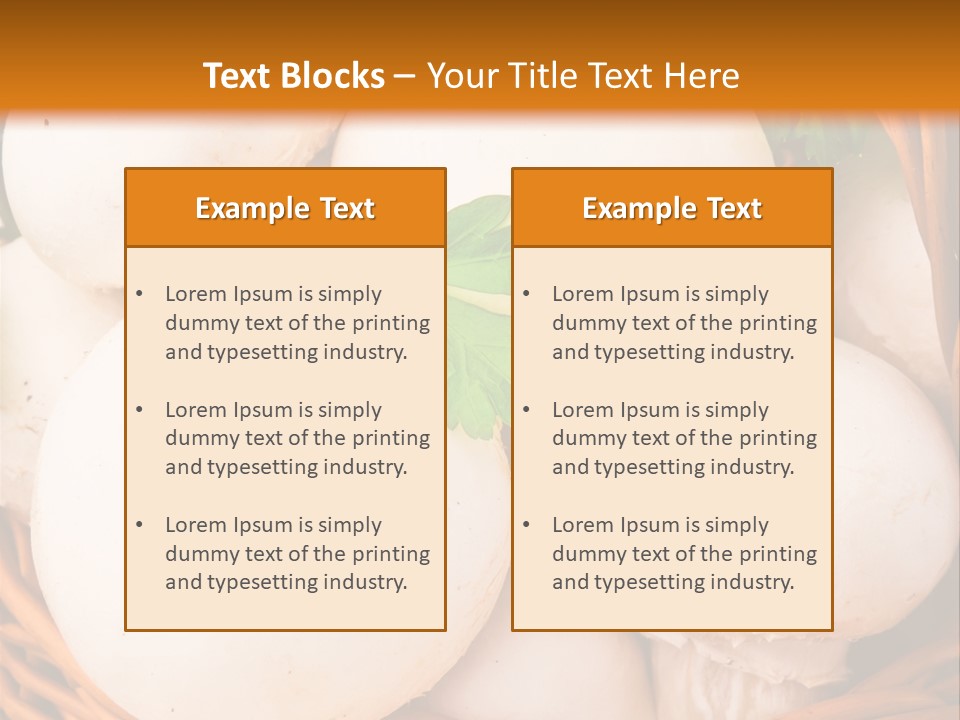 Meal Harvest Eating PowerPoint Template