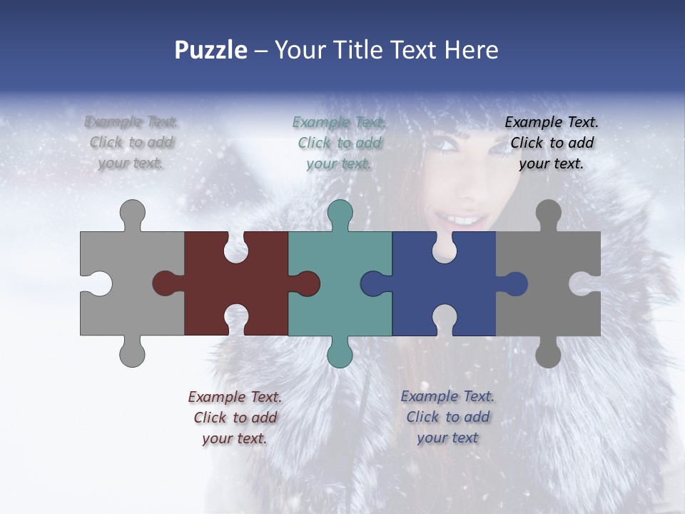 Positive White Pretty PowerPoint Template